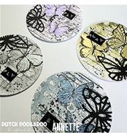 Pochoir - Art ATC Artist Trading Coins