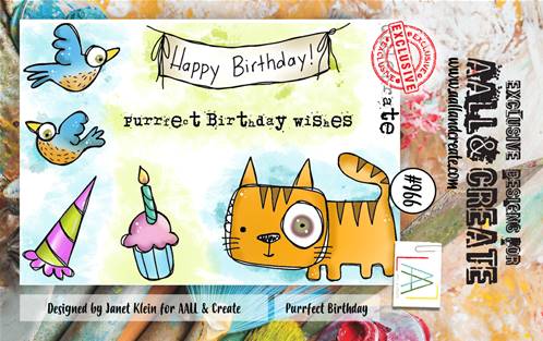 Tampon - A7 - #966 - Purrfect Birthday