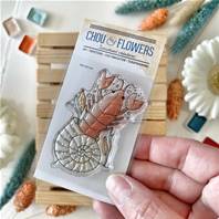 Tampon - Souvenirs d'été - Mme homard