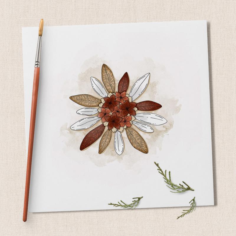 Clous tete en forme de fleur - Clou décoratif Flowernail Raumgestalt