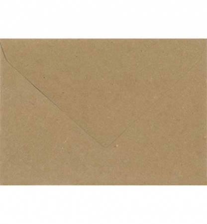 10 enveloppes A6 - Kraft foncé