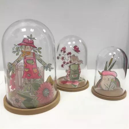 3 Globes transparents