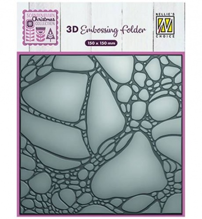 3D embossing folder - Paint Bubbles