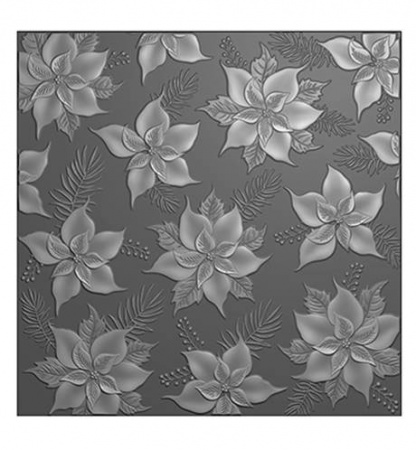 3D embossing folder - Poinsettia