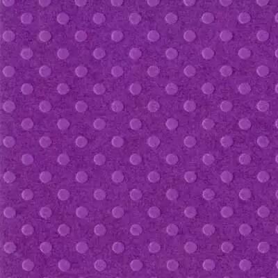 Bazzill Sweet Dots - embossé - Plum Pudding