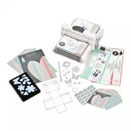 Big shot Plus White&Gray - A4 Starter Kit