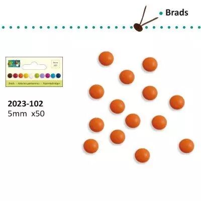 Brads 5 mm - Orange