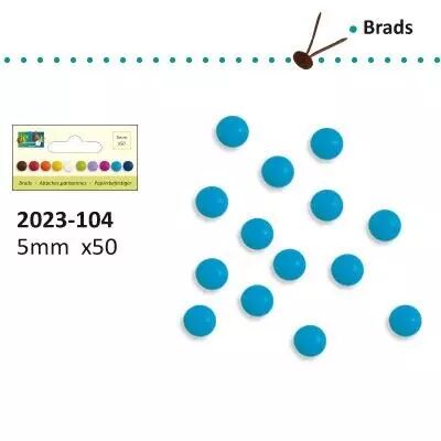 Brads 5 mm - Turquoise