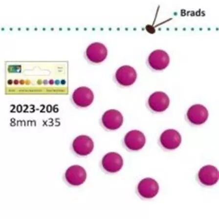 Brads 8 mm - Fuchsia