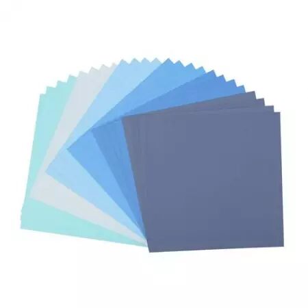 Cardstock multipack texturé - Bleus