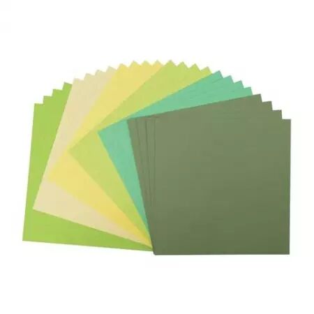 Cardstock multipack texturé - Verts