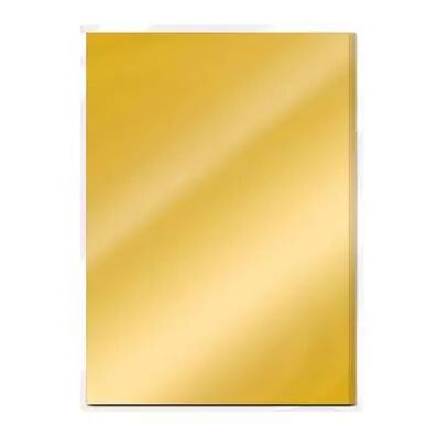 Carton miroir A4 - mat - Gold