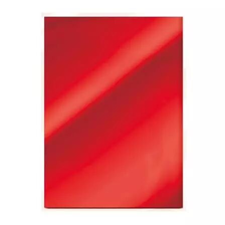 Carton miroir A4 - rouge - Ruby red