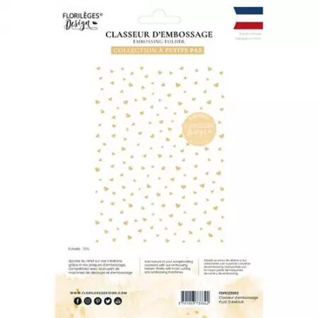 Classeur d\'embossage - A Petits Pas - Pluie d\'amour