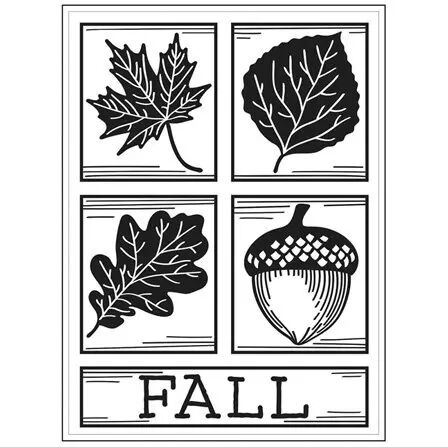 Classeur de gaufrage - Fall Square