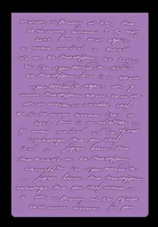 Classeur de gaufrage - Hydrangea - Handwritten Letter