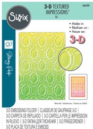 Classeur de gaufrage 3D - Cosmopolitan - Golden rings