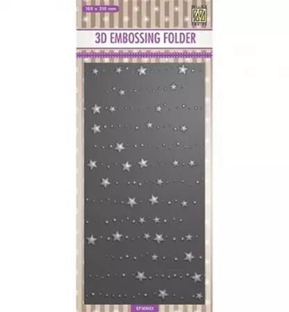 Classeur de gaufrage 3D - Slim-line - Stars & Dots