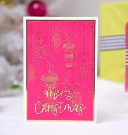 Classeur de gaufrage 3D - Sparkly ornaments