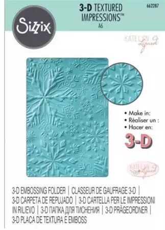 Classeur de gaufrage 3D - Winter Snowflakes