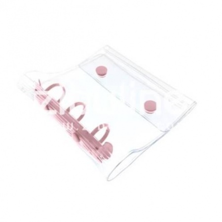 Classeur transparent Compact - Rose pale