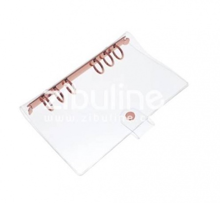 Classeur transparent Confort - Rose gold