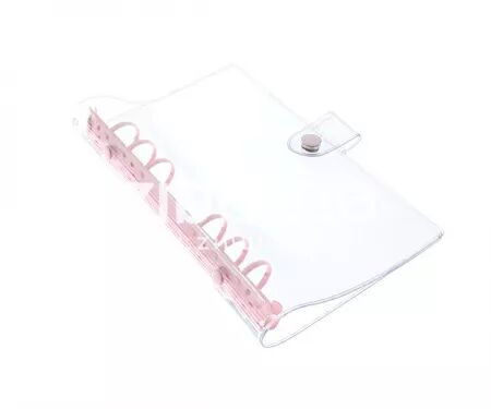 Classeur transparent Confort - Rose Pâle