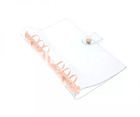 Classeur transparent Confort - Saumon