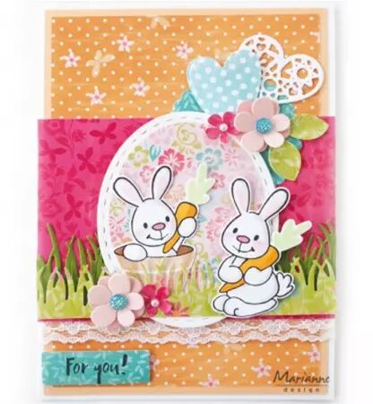 Clear stamp - Cute animals - Bunnies