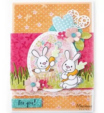 Clear stamp - Cute animals - Bunnies