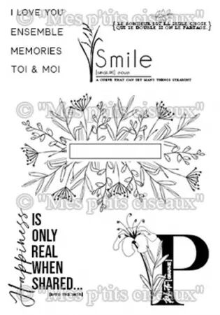 Clear stamp - O Jardin - Smile