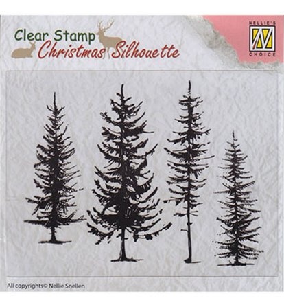 Clear stamp - Pine Trees