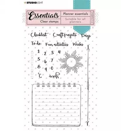 Clear Stamp - Planner Essentials - 512