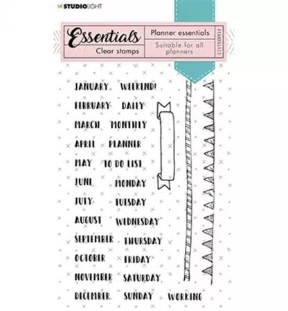 Clear Stamp - Planner Essentials - 513