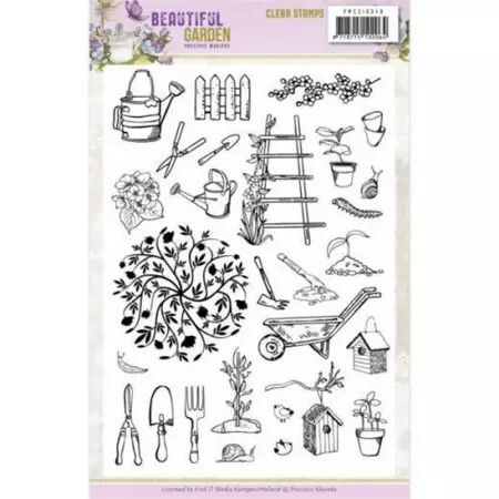 Clear stamp- Beautiful Garden