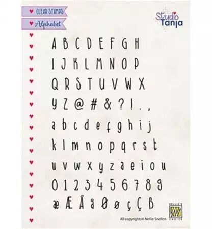 Clear Stamps - Alphabet - Javi