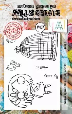 Clear Stamps A7 - #427 - Wing it