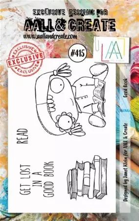 Clear Stamps A7- #415 - Good Book