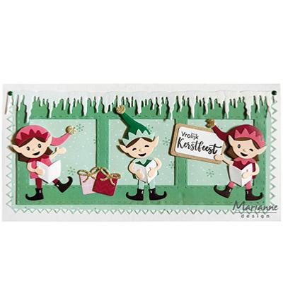 Collectables die - Christmas Elves by Eline & Marleen