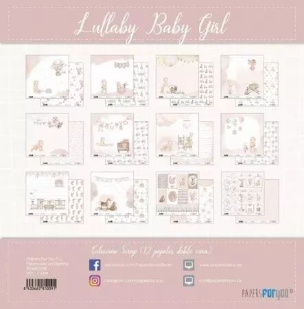 Collection - Lullaby Baby Girl - 30 x 30 cm