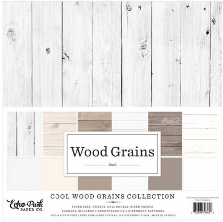 Collection 12x12 - Wood Grains - Cool