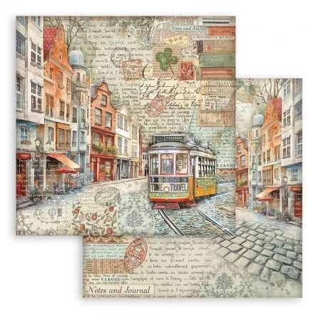 Collection papier  - 20 x 20 cm - Art of travelling