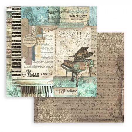 Collection papier  - 20 x 20 cm - Music