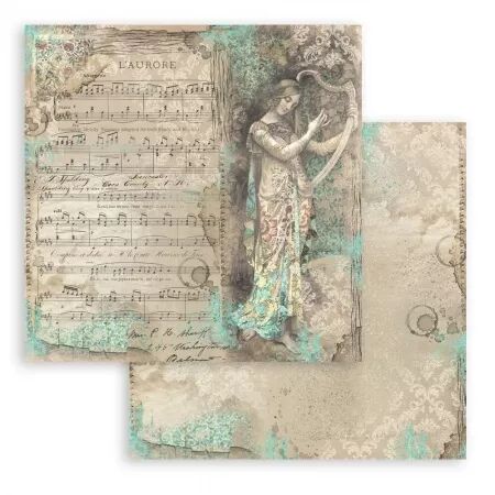 Collection papier  - 20 x 20 cm - Music