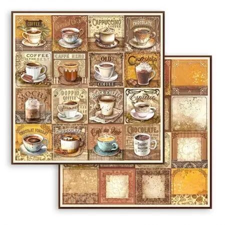 Collection papier - Coffee and Chocolate - 30x30 cm