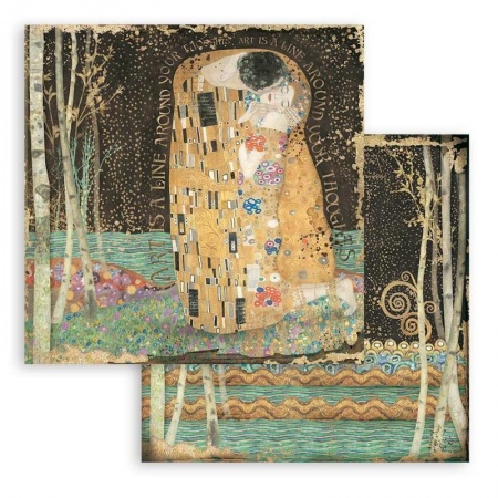 Collection papier - Klimt   30x30 cm