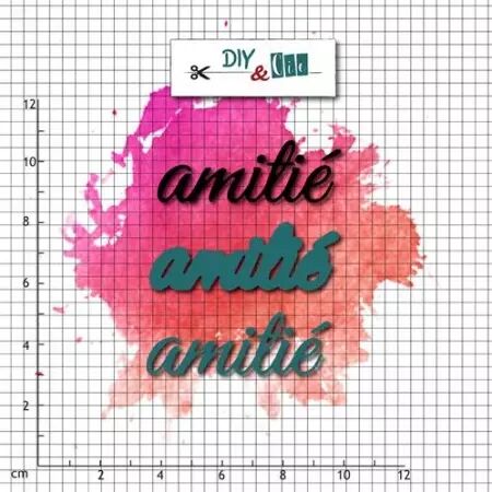 Combo Die tampon - Amitié