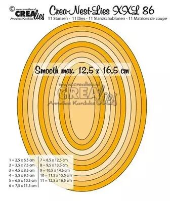 Crea-Nest-Lies- XXL - Ovals 86