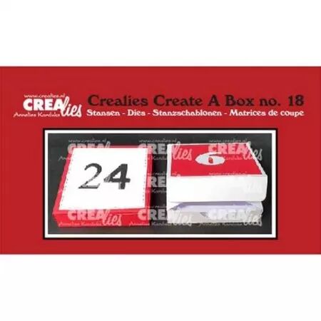 Crealies Create-A-Box #18 - Advent box with numbers