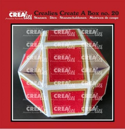 Crealies Create-A-Box #20 - Disco Ball Box